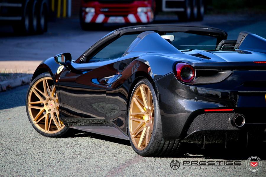  Ferrari 488 Spider on Vossen Wheels (VPS-314) 2016 года  (фото 12 из 25)